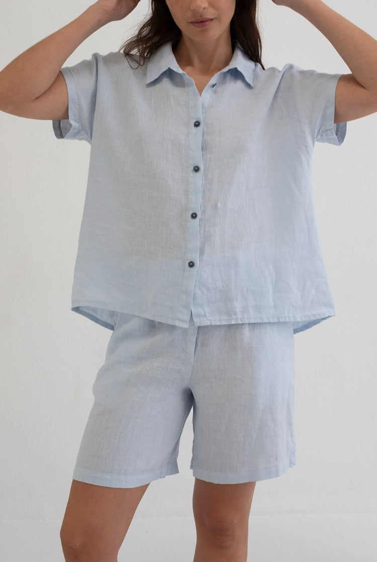 Whitsun Linen top by Mus Bombon
