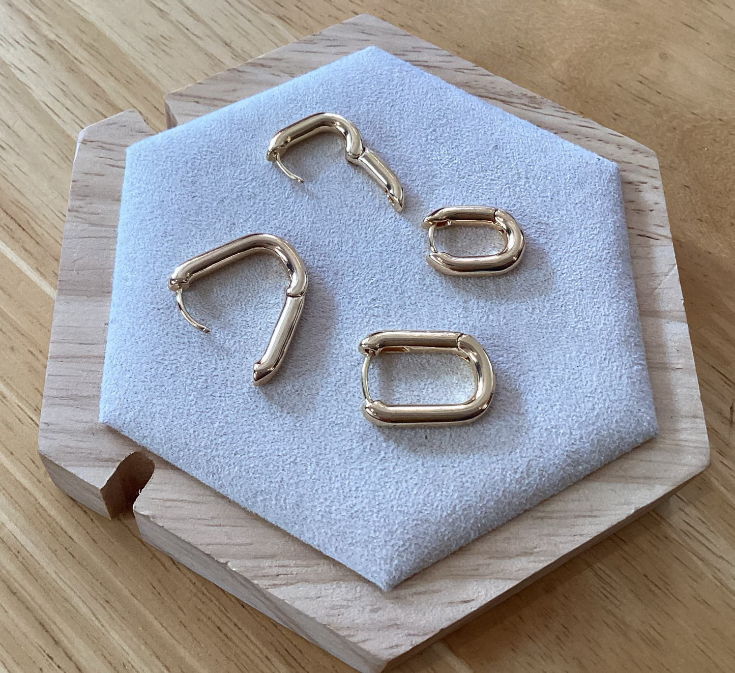 Square Hoops by Bethany