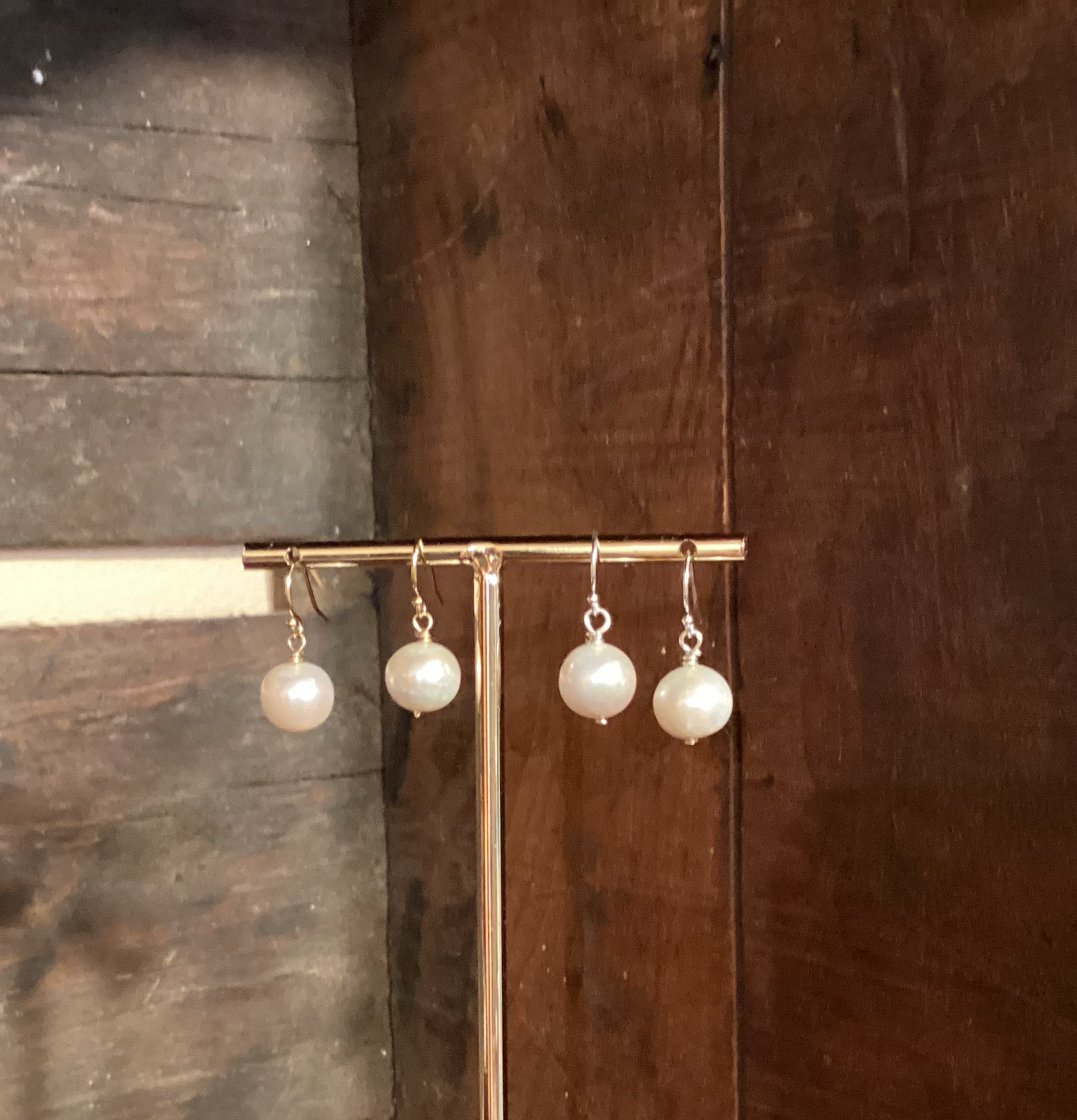 Classic Pearl Earrings by Bethany