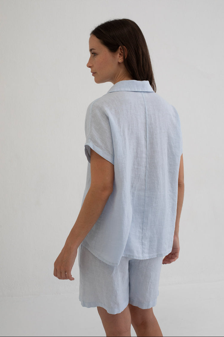 Whitsun Linen top by Mus Bombon