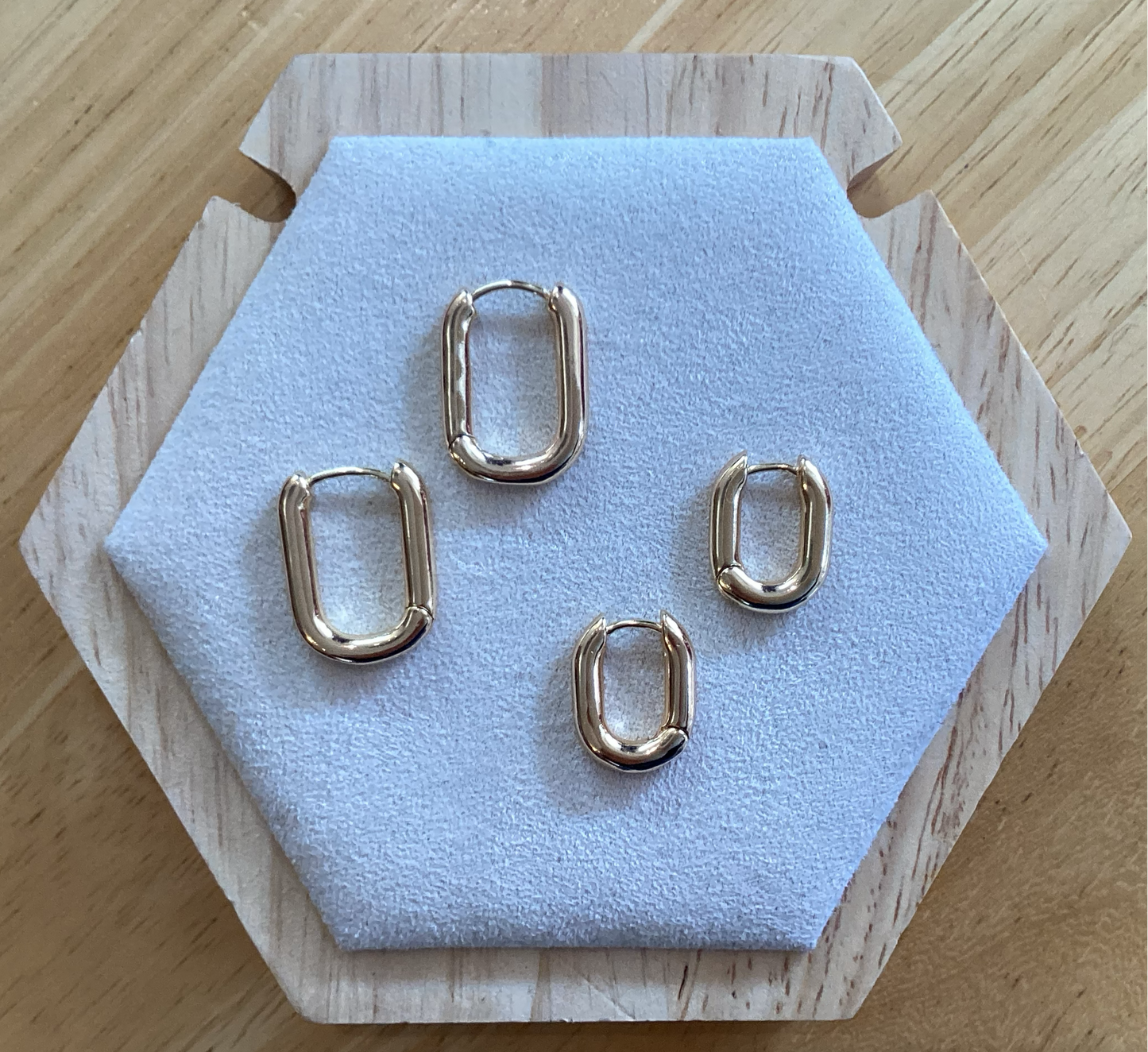 Square Hoops by Bethany