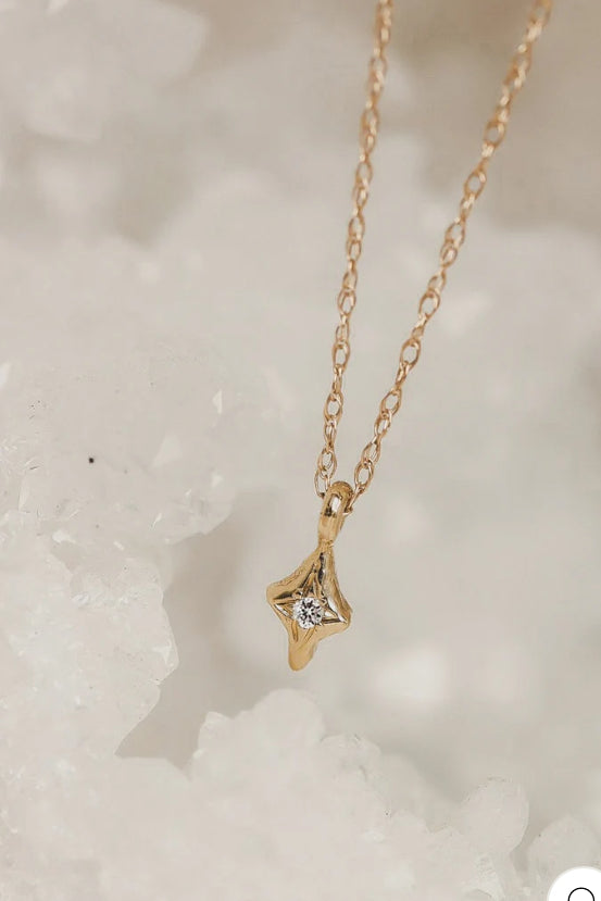 North Star Diamond Necklace