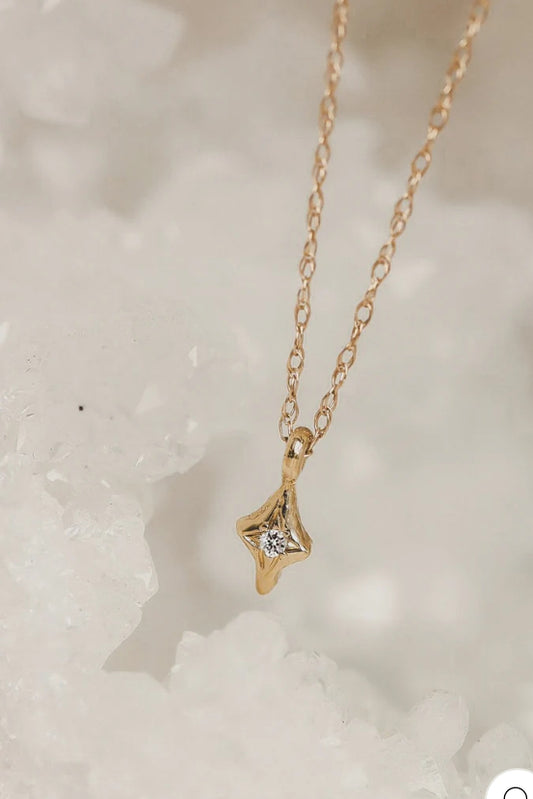 North Star Diamond Necklace