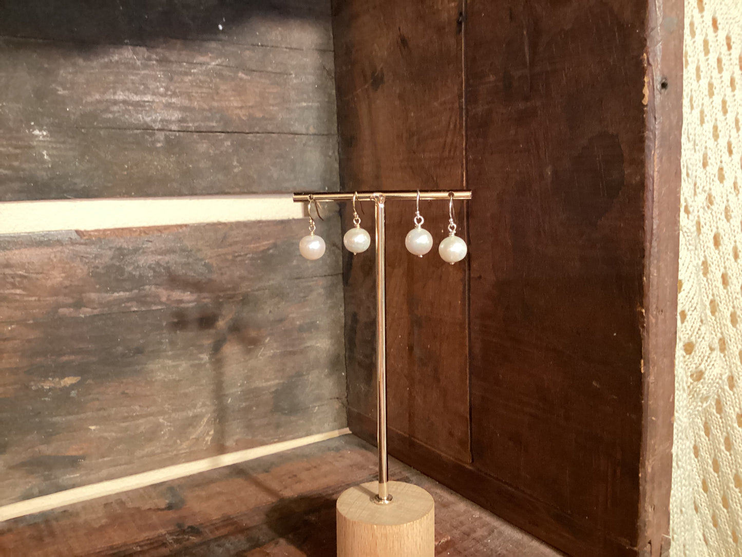Classic Pearl Earrings by Bethany