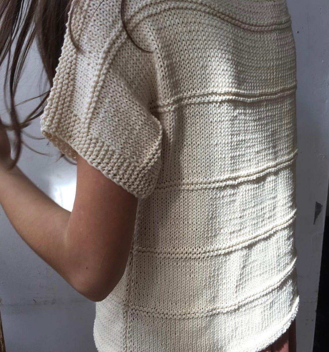 Stellapop hand knit cotton top.