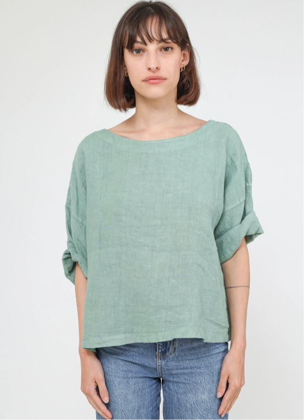 Colette Linen Top