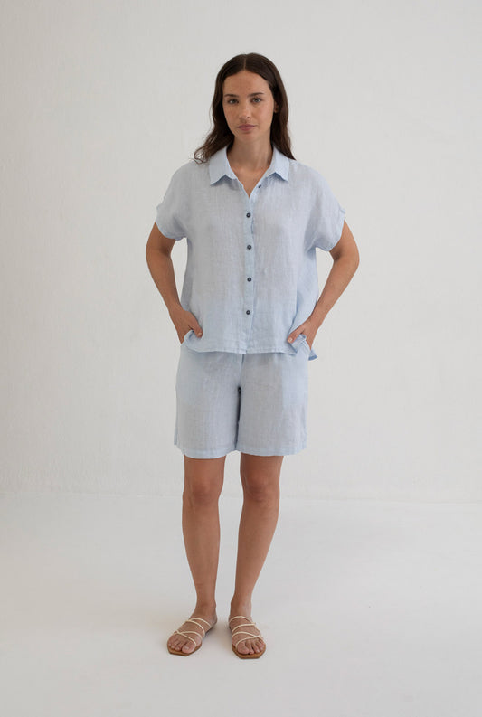 Whitsun Linen top by Mus Bombon