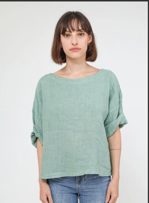 Colette Linen Top