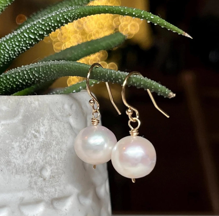 Classic Pearl Earrings by Bethany