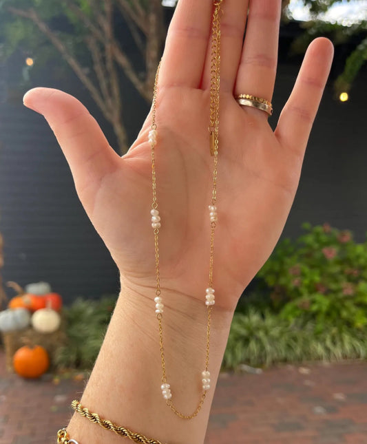 Freshwater Pearls Satellite necklace