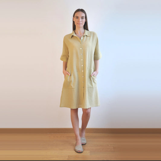 Hand loomed sun dress!